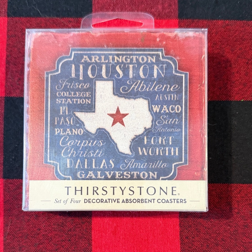 Thirstystone Texas Pride Coasters  NEW